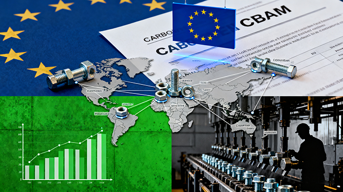 Тариф ЕС на выбросы углерода вступит в силу в 2026 году, что повлияет на торговлю крепежными изделиями в Китае